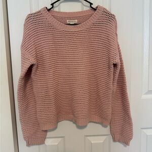 Blush Pink Aeropostale Knit Sweater